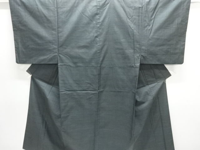 JAPANESE KIMONO / AUTHENTIC PLANT-DYED OSHIMA TSUMUGI 100 TORTOISESHEL